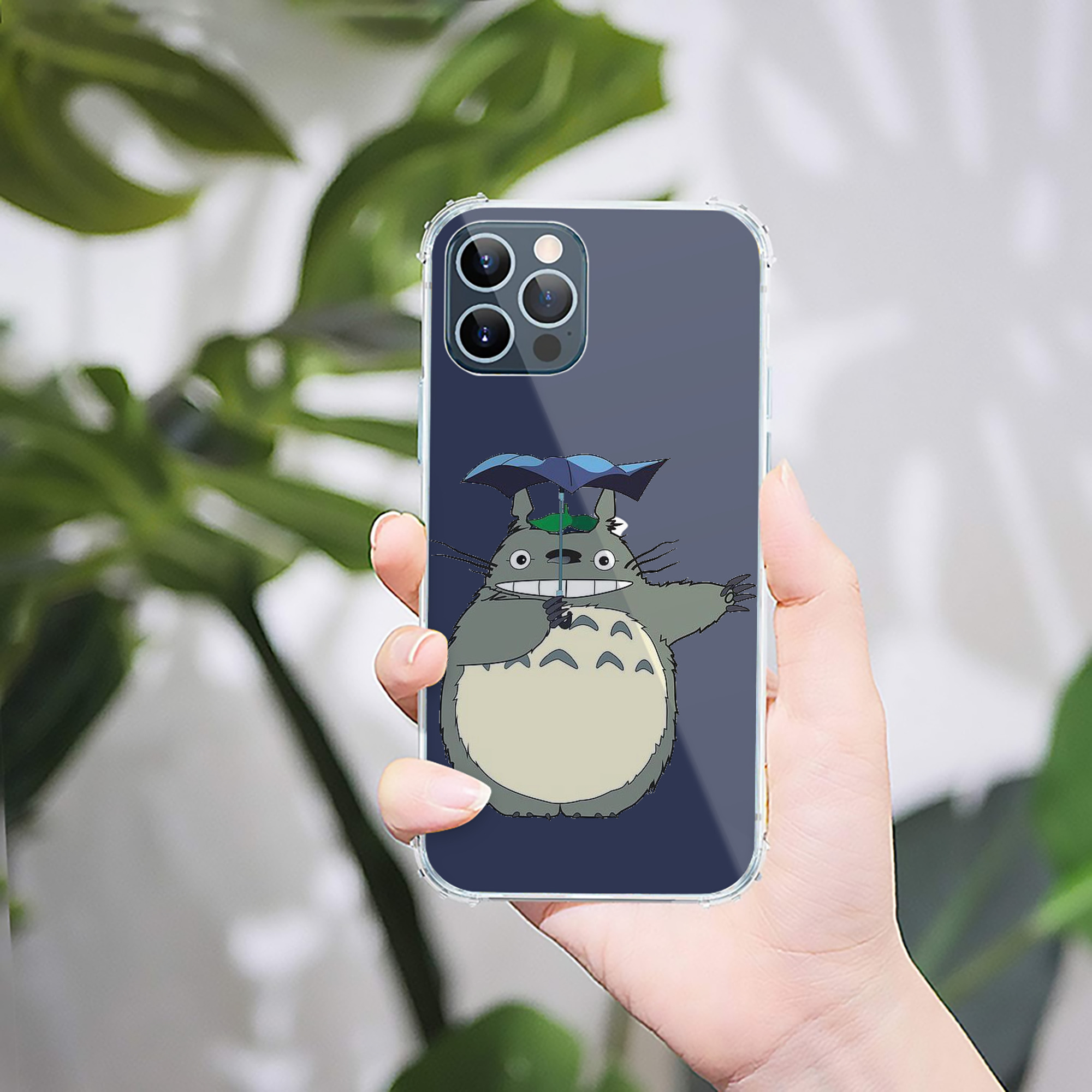 （画像用） となりのトトロ 草壁メイ 草壁サツキ My Neighbor Totoro Satsuki Kusakabe Mei Kusakabe 【iPhone 12シリーズ対応】透明スマホケース（クリアソフトケース）